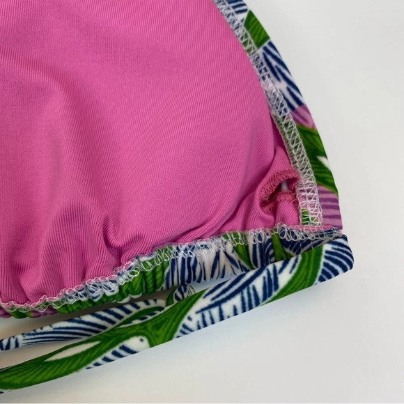 Liberty & Justice The Miata bikini Top Grato Green Blue Pink Size XXL - Picture 10 of 12